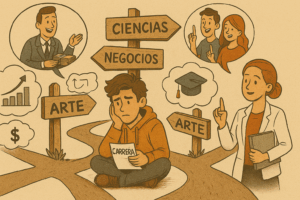 ¿Cómo elegir una carrera profesional sin presión? Guía práctica basada en una experiencia real para decidir tu futuro. Supera la incertidumbre y evita los sesgos económicos. Toma la mejor decisión para ti.