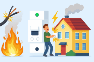 Un breaker inteligente es un dispositivo de protección eléctrica avanzado que va más allá de las funciones de un disyuntor convencional. Su propósito principal es proteger el hogar y a sus habitantes de fallas eléctricas peligrosas, como cortocircuitos, sobrecargas, sobretensiones y, crucialmente, fugas de corriente que podrían resultar en electrocuciones.