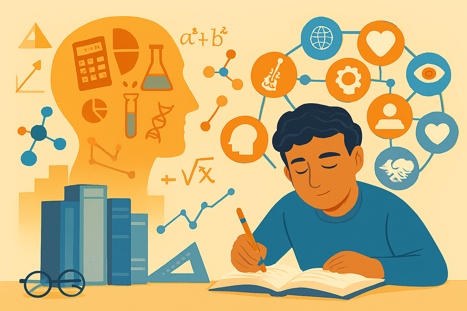 El texto argumenta que elegir una carrera con alta demanda, usualmente vinculada a las matemáticas y ciencias, es clave para el éxito profesional. El autor sostiene que la aversión a estas materias no se debe a una falta de capacidad, sino a métodos de enseñanza que no conectan con el estudiante.