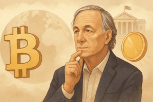 Ray Dalio, fundador de Bridgewater Associates, reconoce a Bitcoin como "una gran invención" sin convertirse en un entusiasta. Advierte que su mayor riesgo es tener éxito, porque los gobiernos harán lo que sea para proteger su poder monetario. Lo ve como un potencial "oro digital" y refugio contra la inflación, aunque aún demasiado volátil.