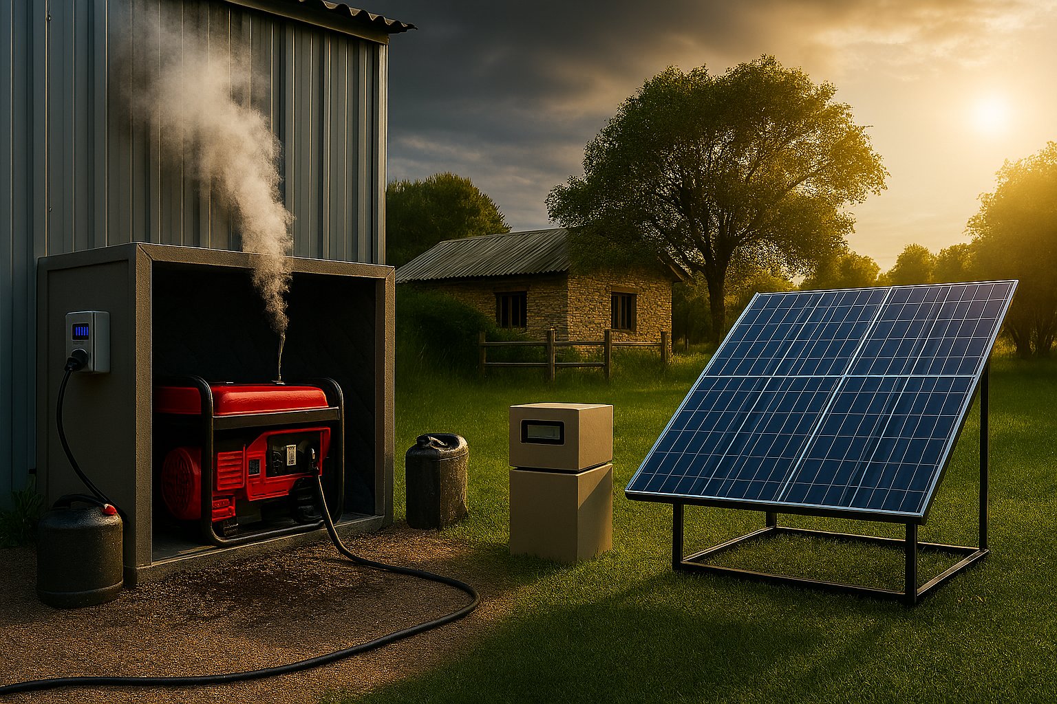 El autor presenta una solución innovadora para quienes buscan energía de respaldo sin comprometer la tranquilidad: los generadores inverter. Estos equipos de última generación reducen el ruido a solo 60 decibeles, transformando por completo la experiencia comparada con los 90 decibeles de los modelos tradicionales.