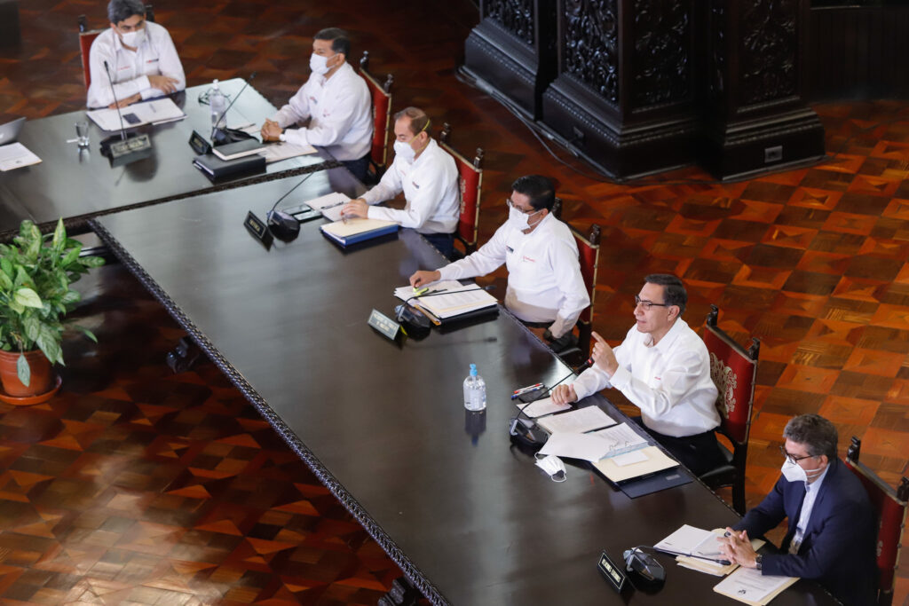 En conferencia de prensa, Presidente de la República, Martín Vizcarra, anuncia nuevas medidas del Estado de Emergencia Nacional por Covid-19.