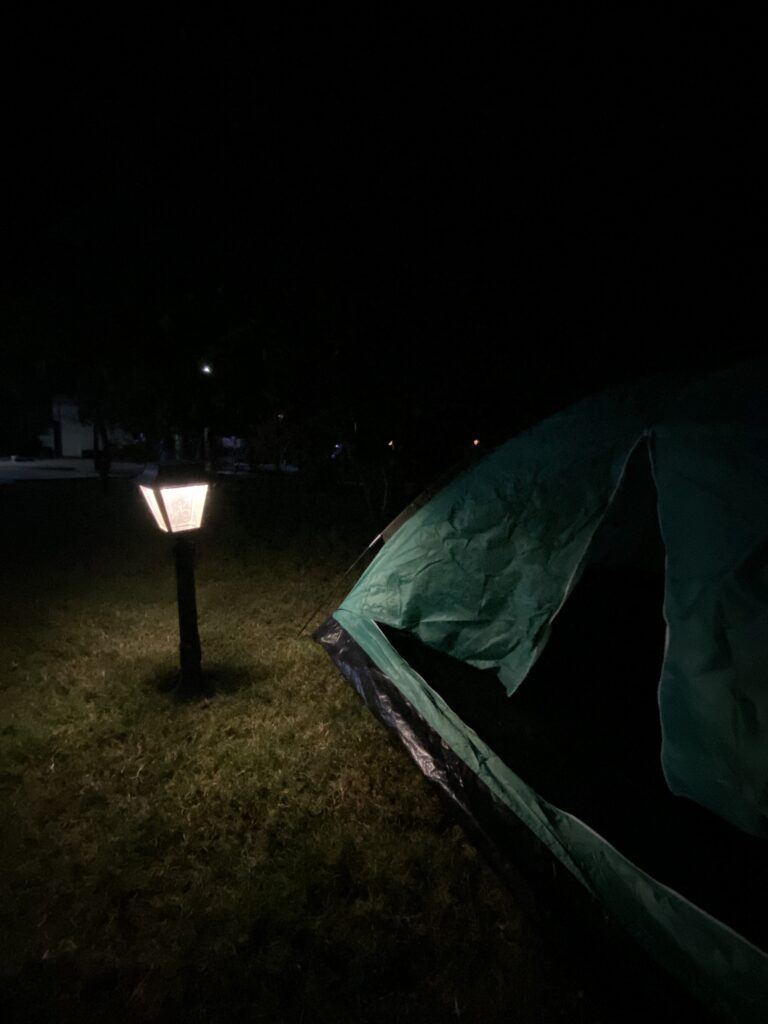 noche romantica carpa en casa polska