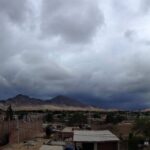 18 de marzo de 2017: Nubes generadas por el fenómeno de El Niño se acumulan en el cielo.